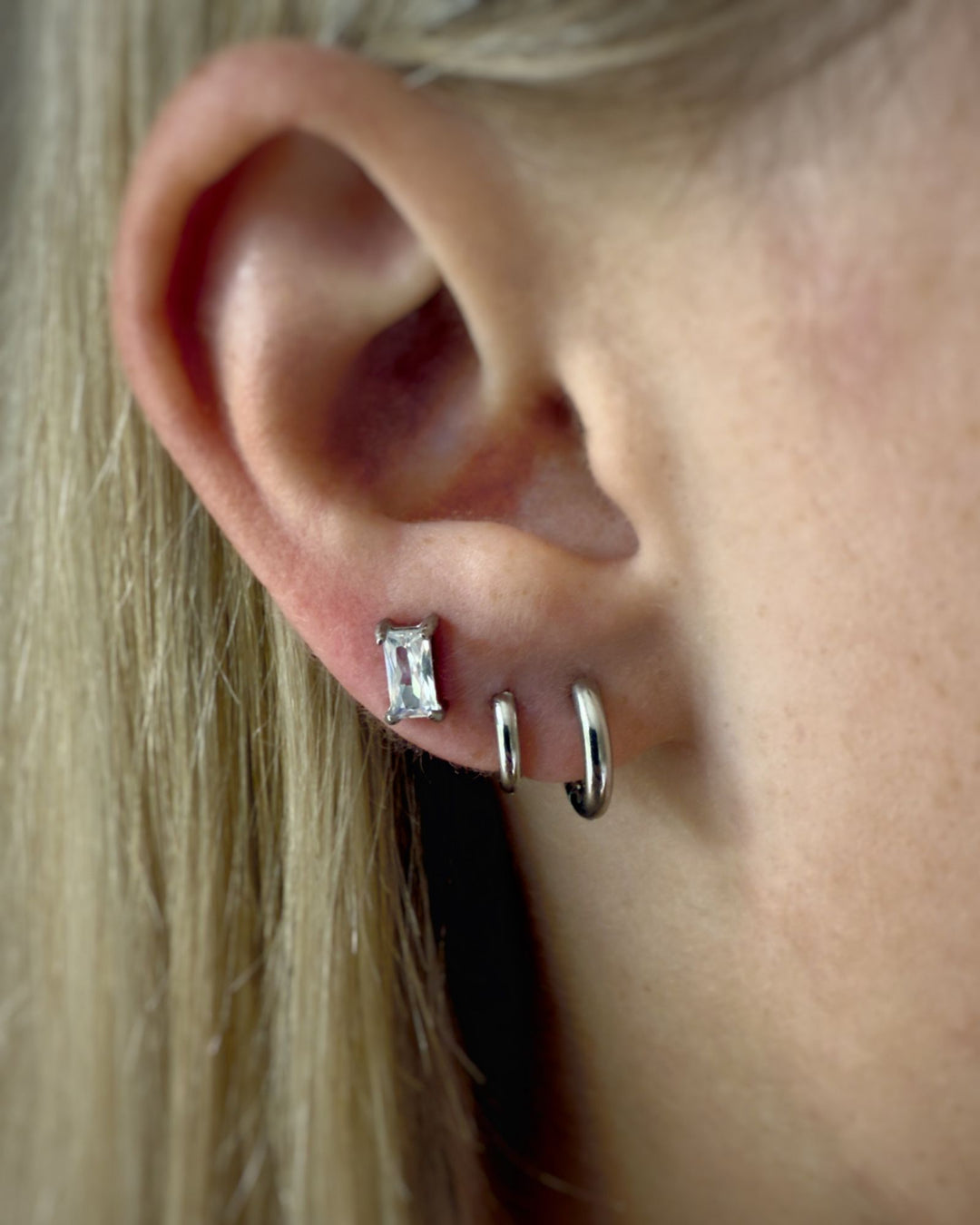 Boucles d'oreilles créoles Cap moyennes