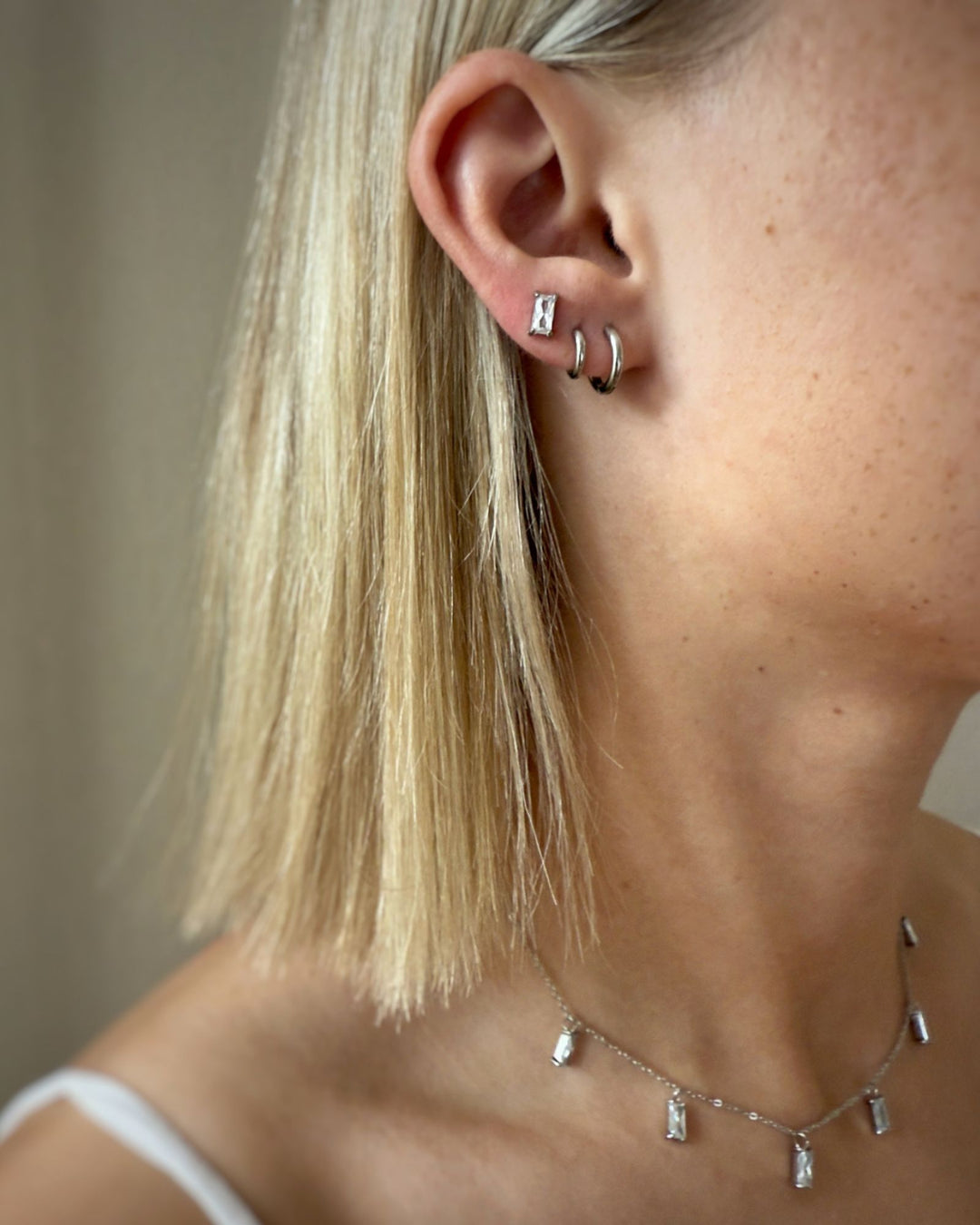 Boucles d'oreilles créoles Cap moyennes