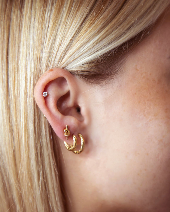 Boucles d'oreilles créoles Portobello moyenne