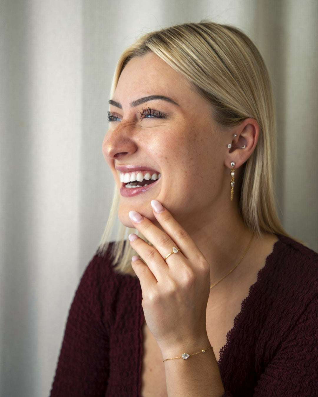 Boucles d'oreilles pendantes Oxford