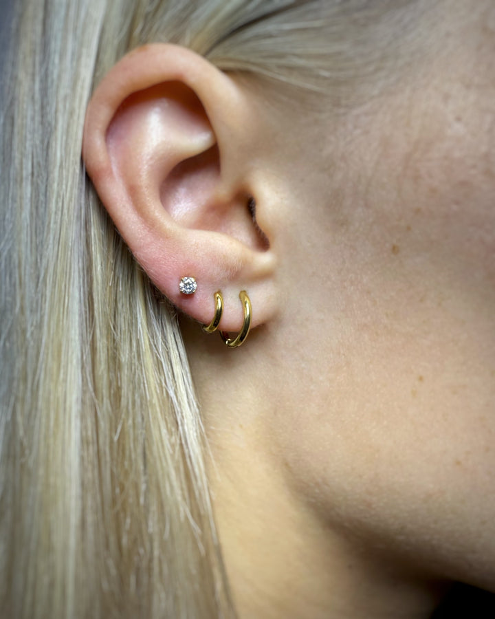 Boucles d'oreilles créoles Cap moyennes