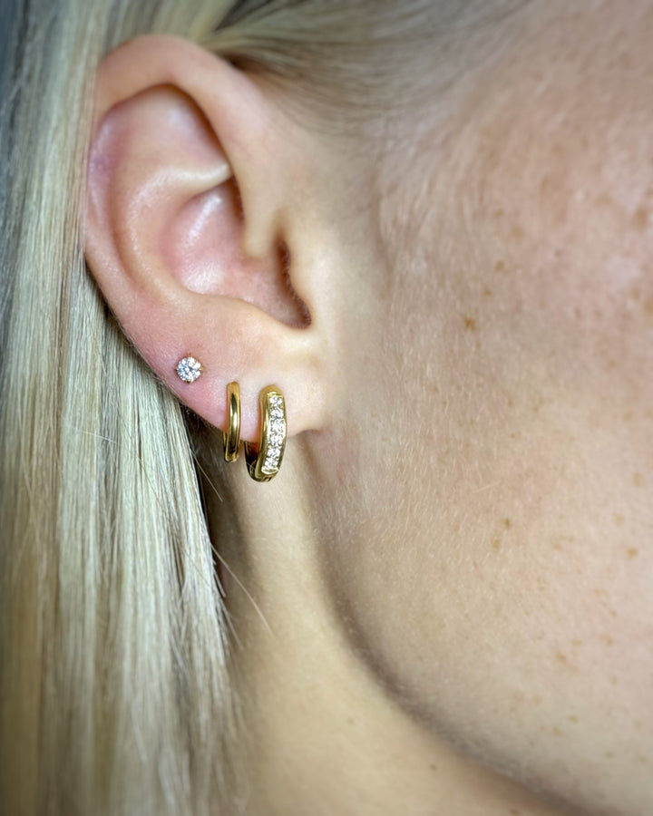 Boucles d'oreilles créoles Alizé