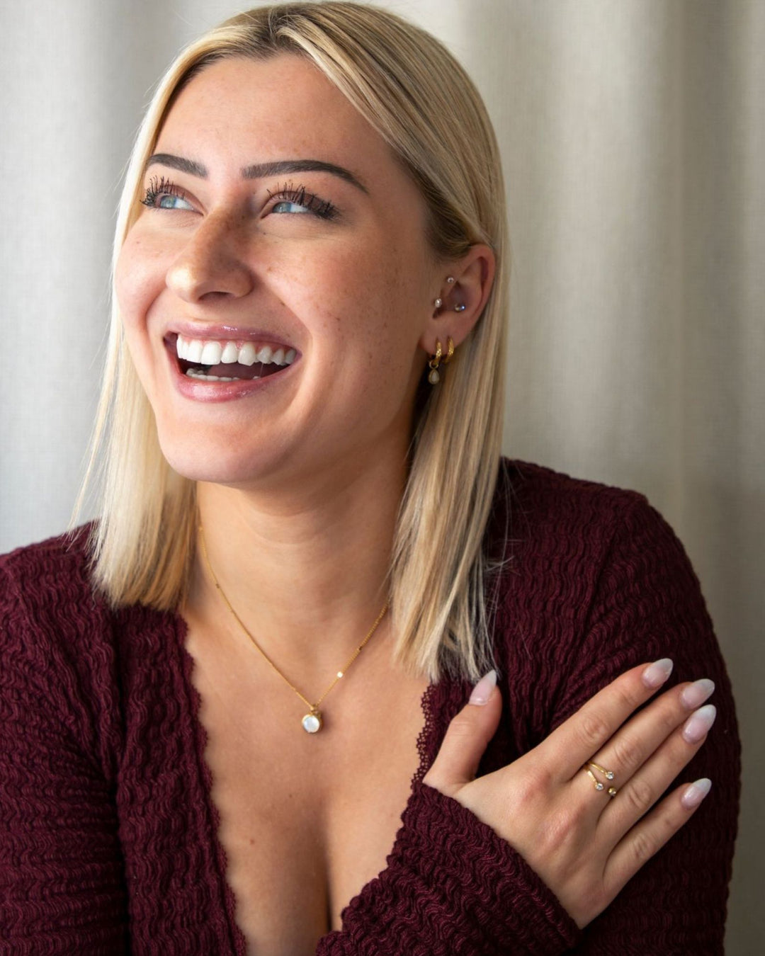 Boucles d'oreilles créoles Whitehall